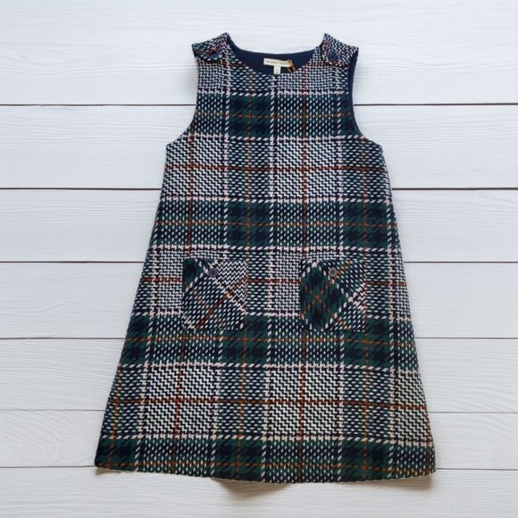 The Sunday Collective Other - NWT The Sunday Collective Blue Plaid Dress Size 8Y